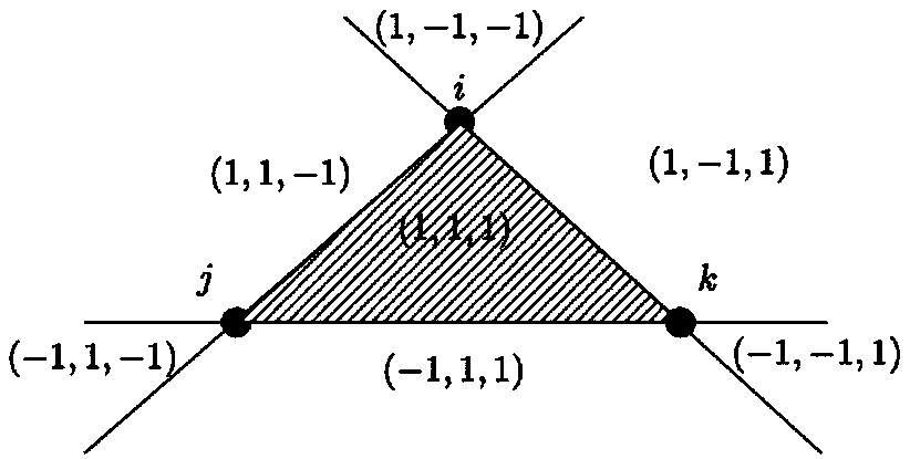 Three-anchor point and four-anchor point positioning method and device of sensor network considering error interference