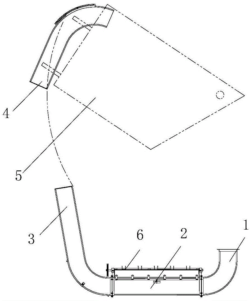 A multi-stage feeding pneumatic conveying device