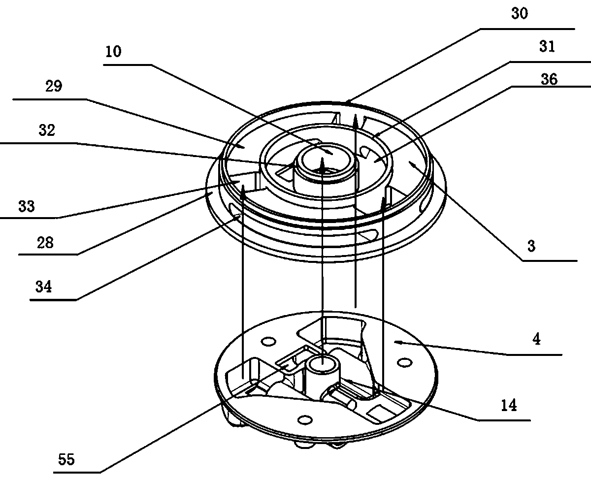 Complete-upper-air-intake combustor with centrally-arranged mixing cavity