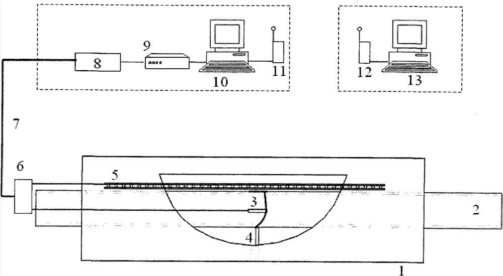 Method for monitoring oil-gas pipeline in mining subsidence area