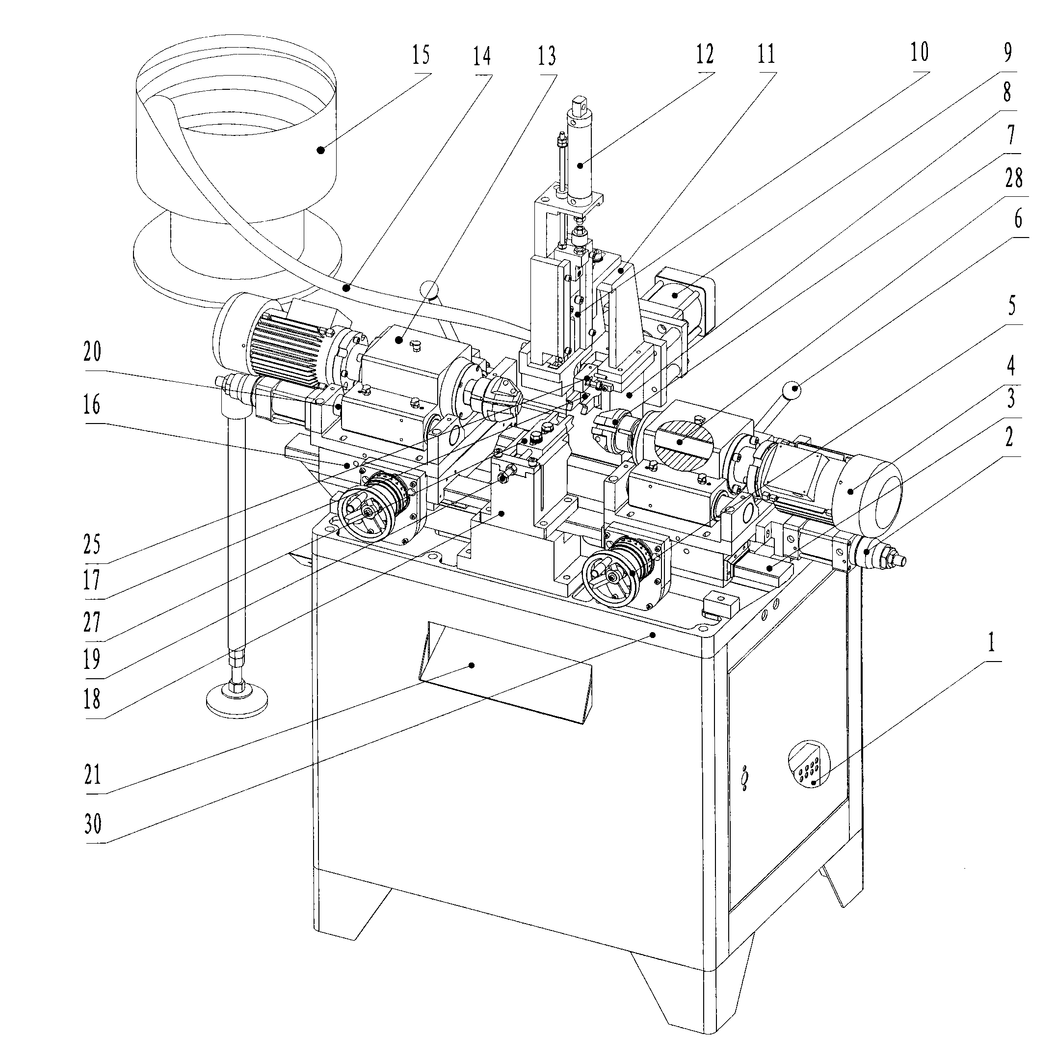 Full-automatic chamfering machine