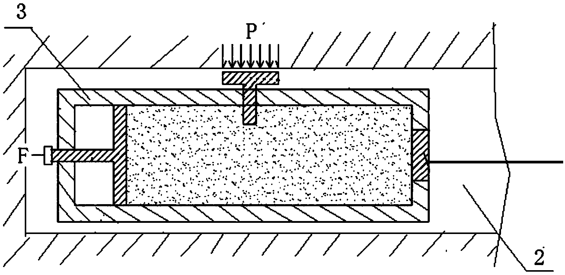 Method for quantitative observation determination of impact coal body volume expansion