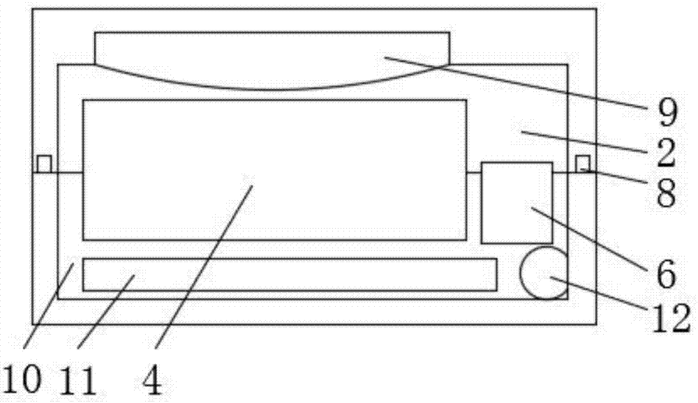 Disinfecting box for medical apparatus and instruments