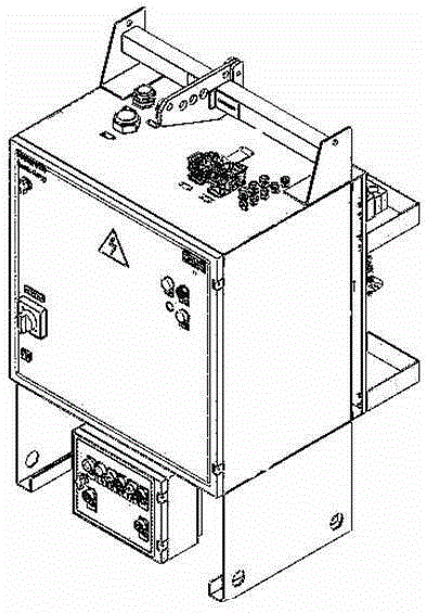 A manual intermediate frequency welding control cabinet