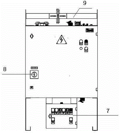 A manual intermediate frequency welding control cabinet