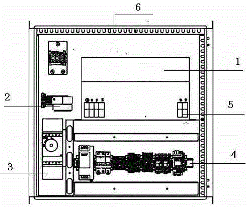 A manual intermediate frequency welding control cabinet