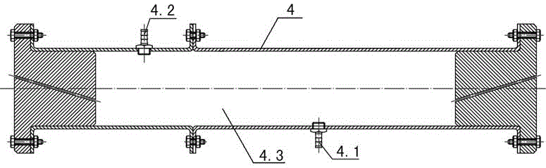 A multi-layer composite anti-eccentric wear continuous sucker rod and its preparation device and method