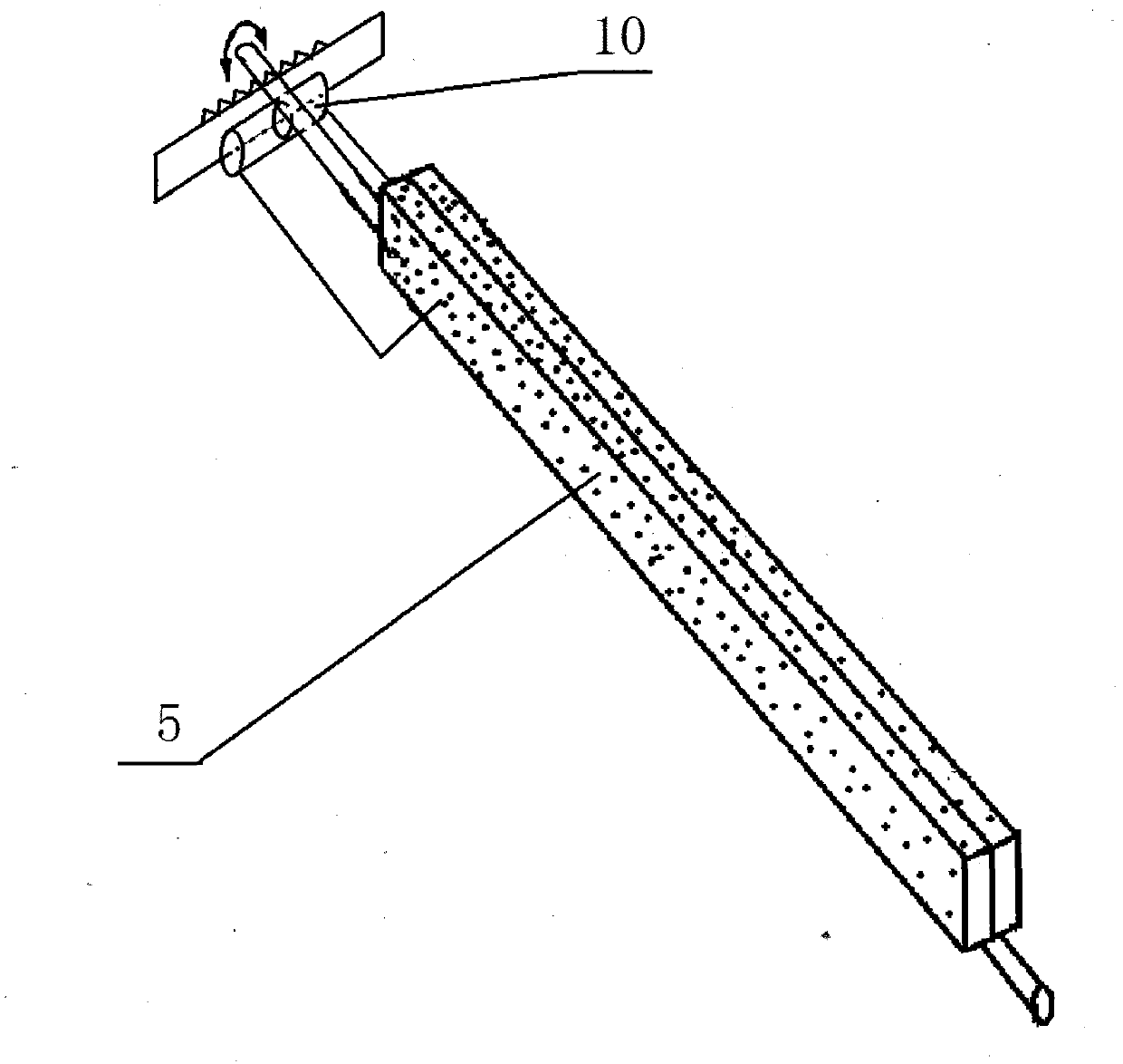 Method for automatically tracking solar energy by using temperature variation