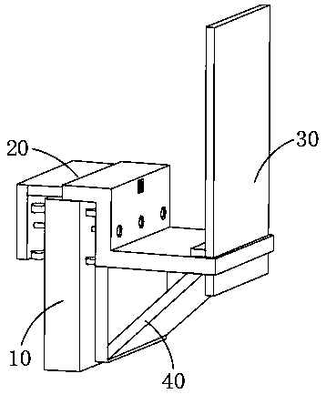 Side protection device of external wallboard construction of prefabricated building