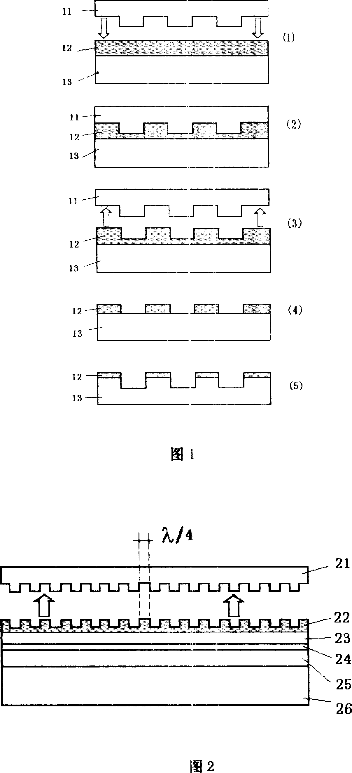 Manufacturing method of low cost DFB laser