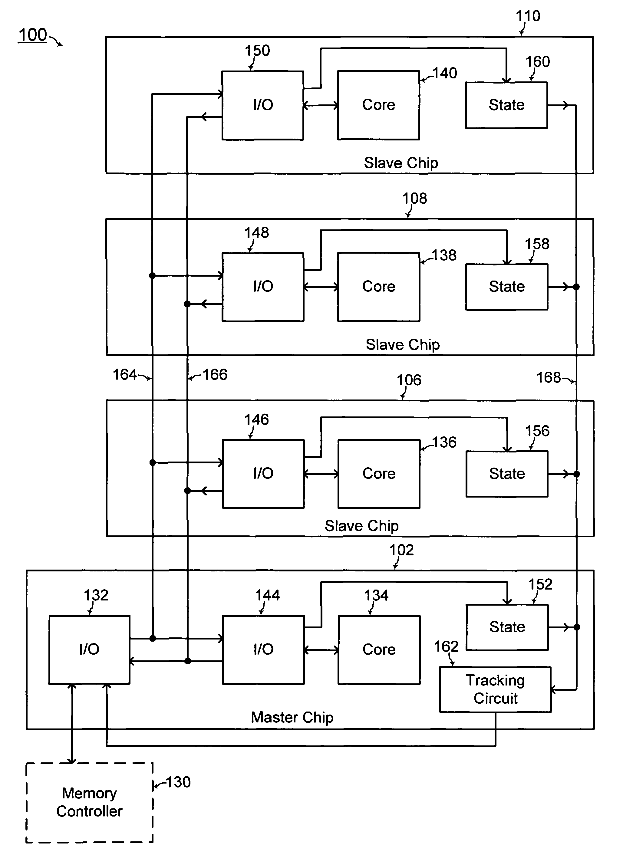 Stacked memory module and system