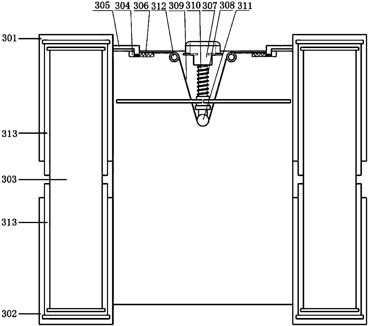 Modular planting frame for green plants