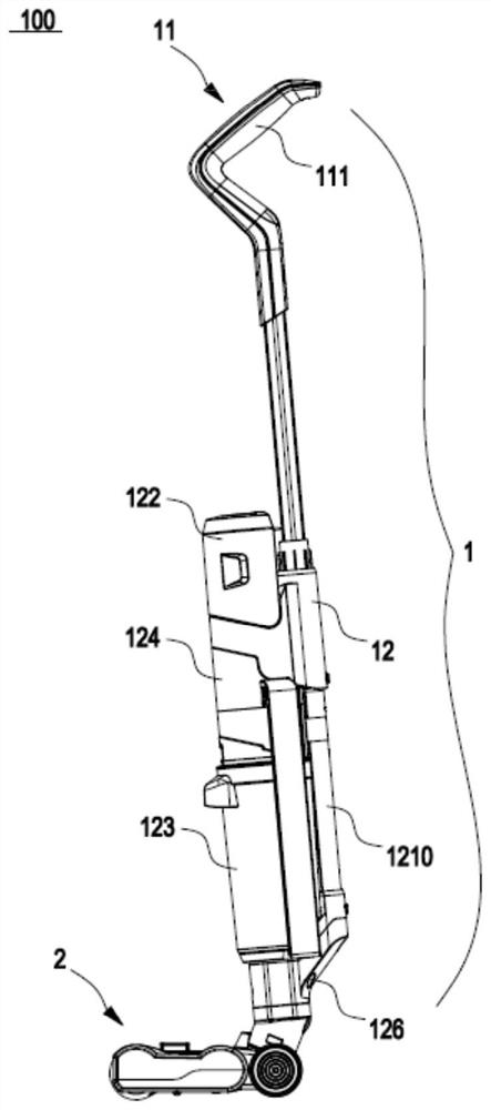 Surface cleaning device and surface cleaning system