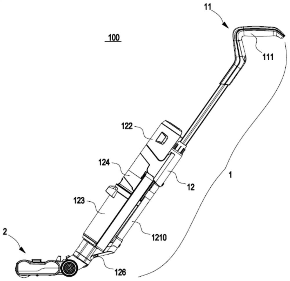 Surface cleaning device and surface cleaning system