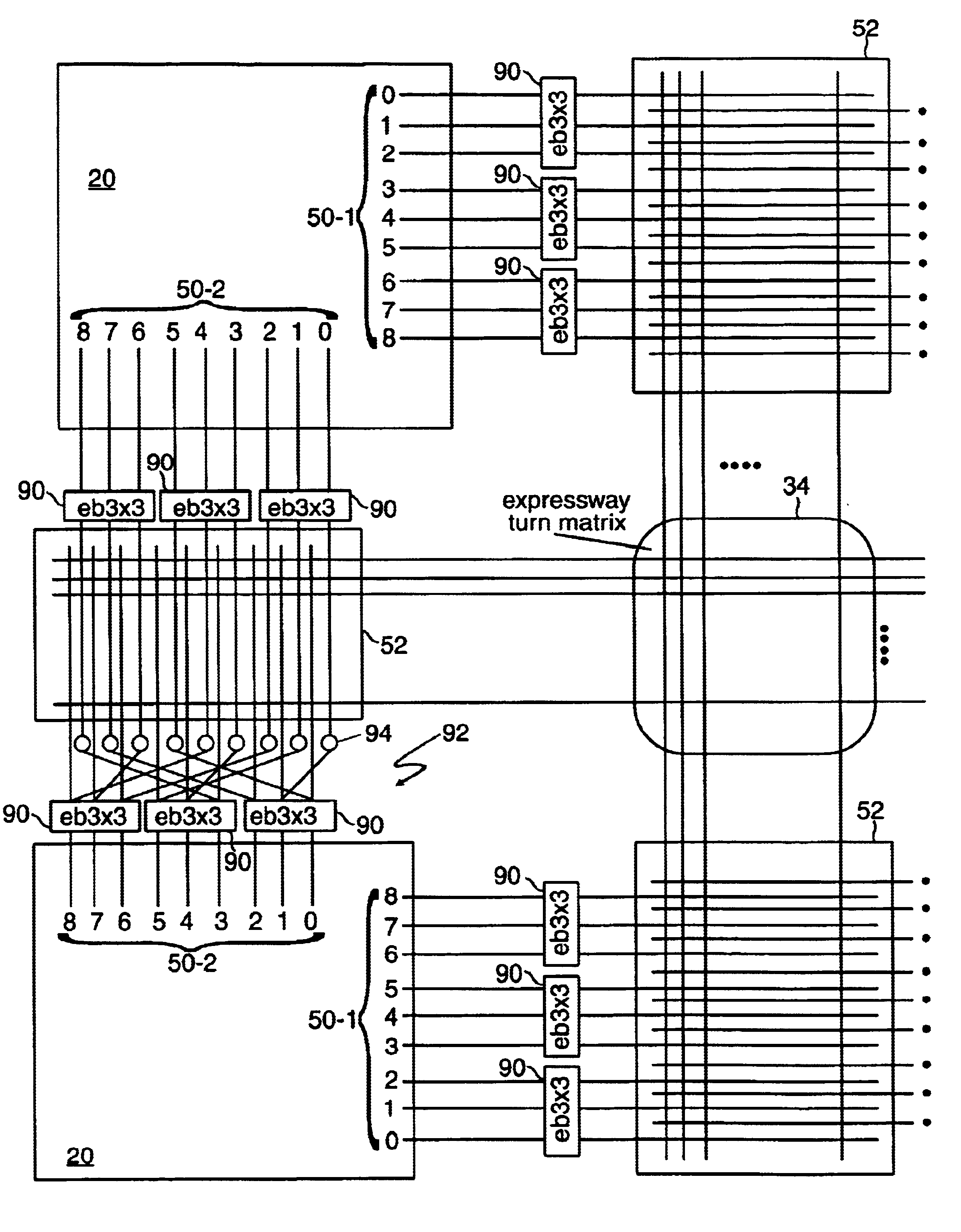 Block level routing architecture in a field programmable gate array