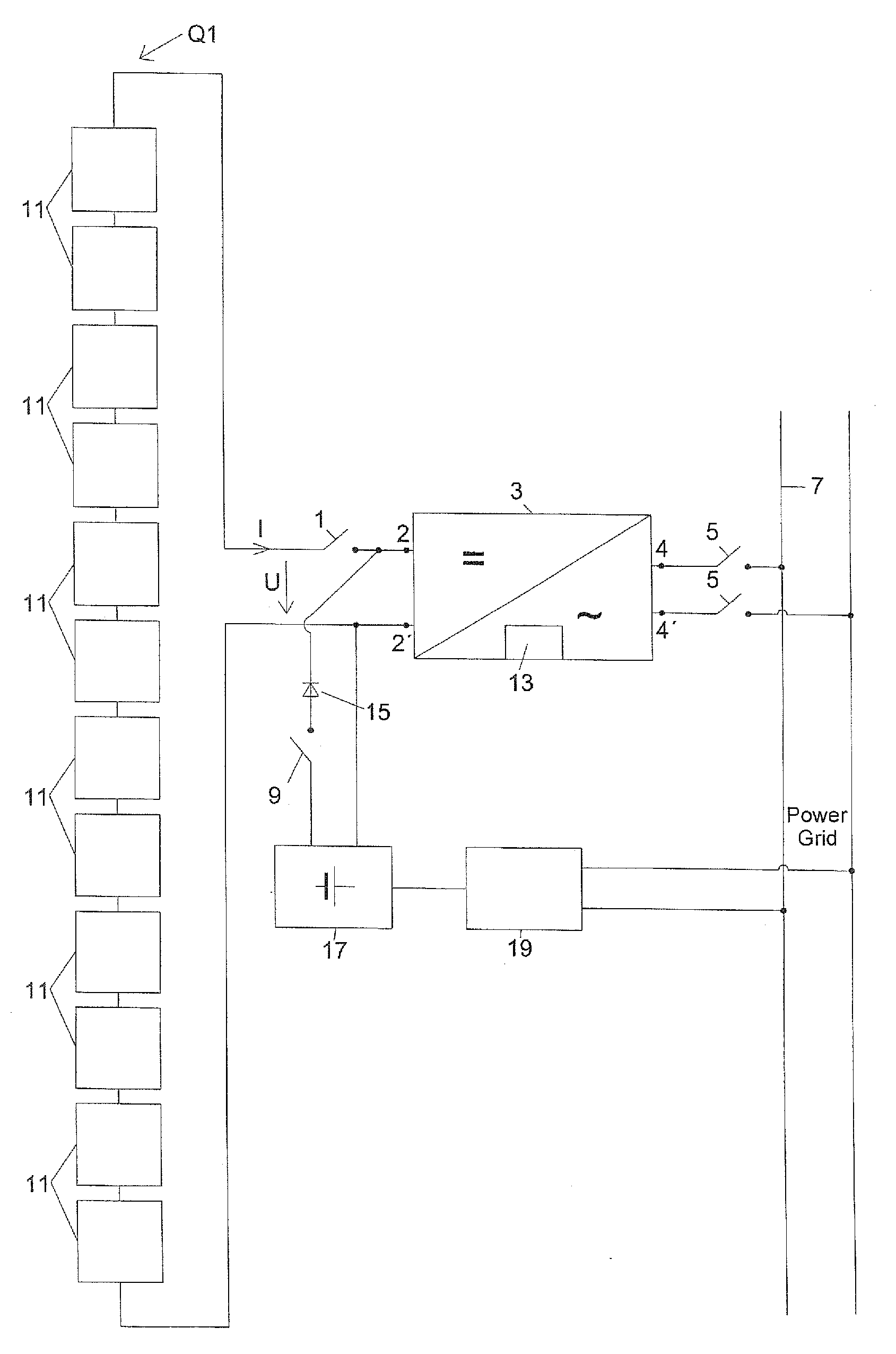 Startup source inverter