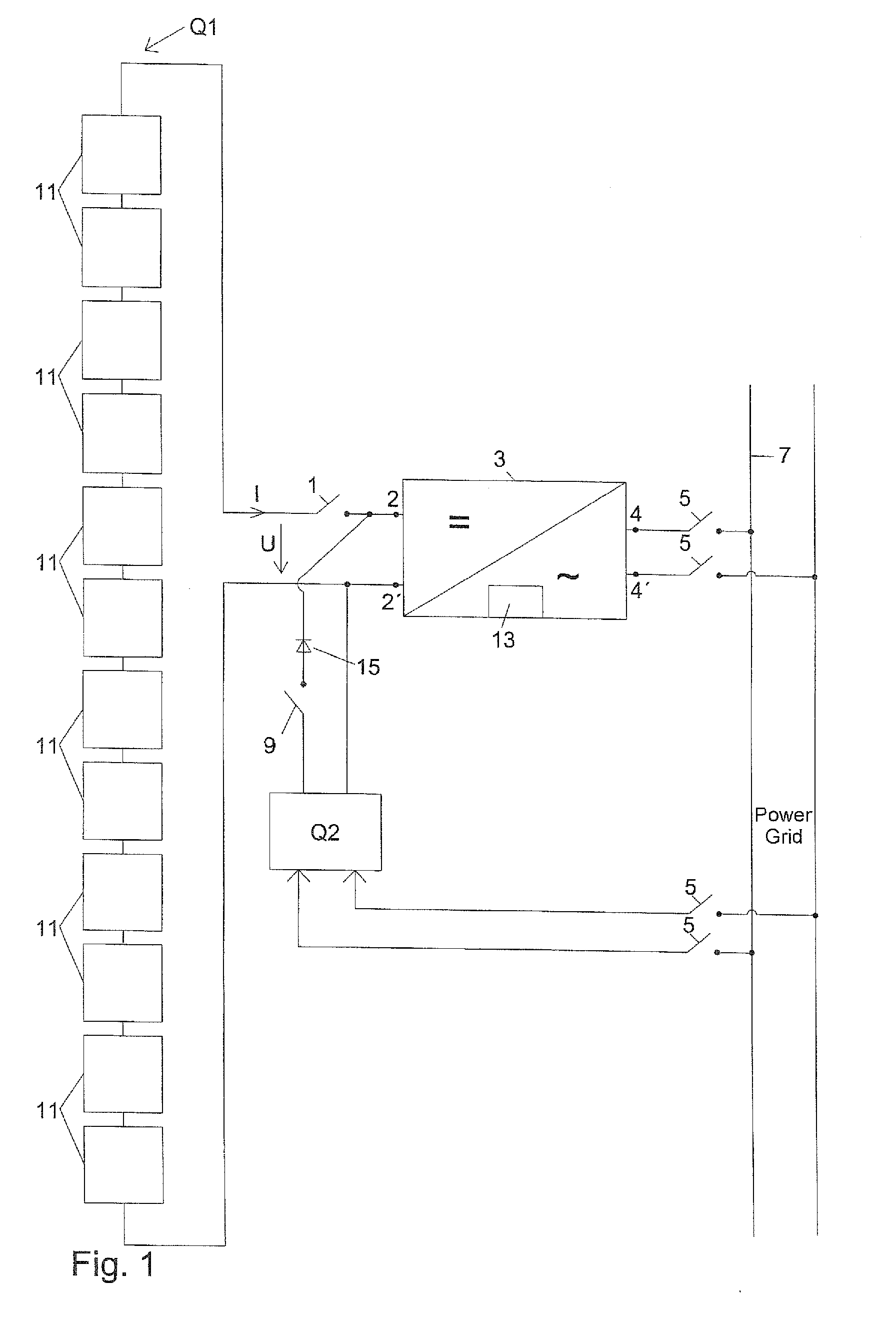 Startup source inverter