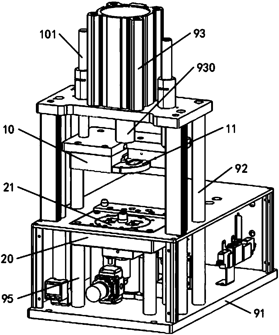 Method and device for waterproof test of breathable film