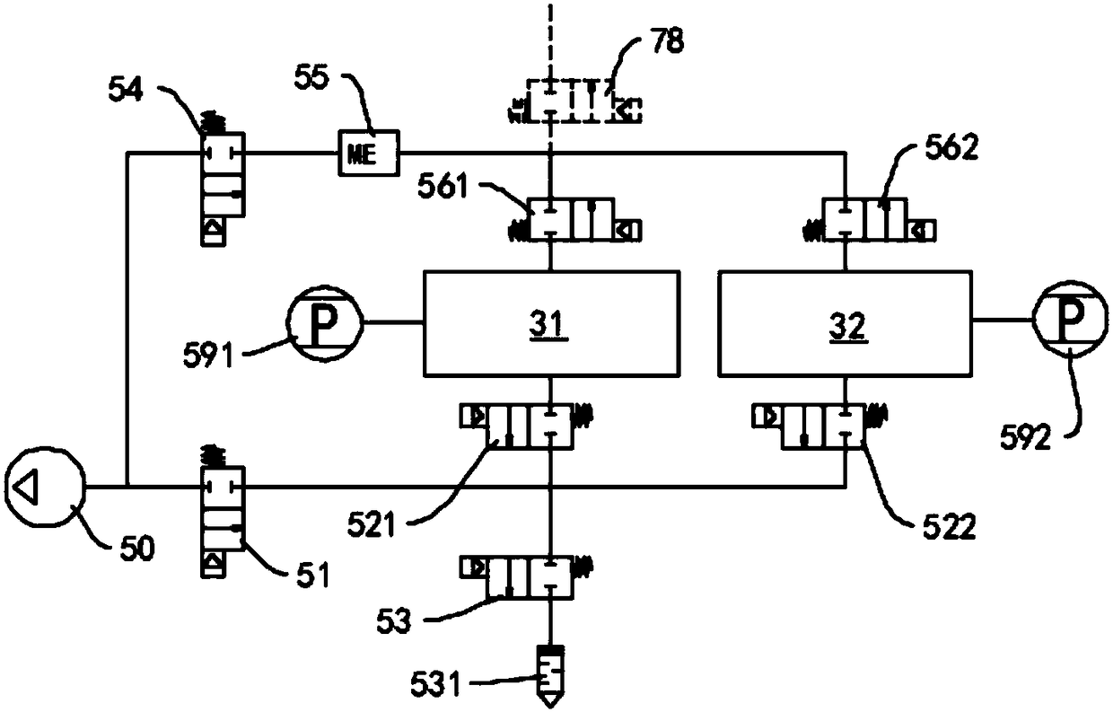 Method and device for waterproof test of breathable film