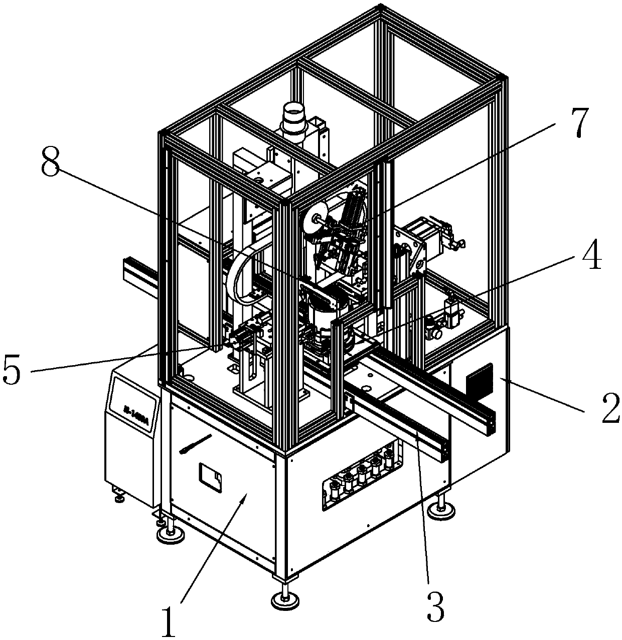 Three-item terminal welding machine