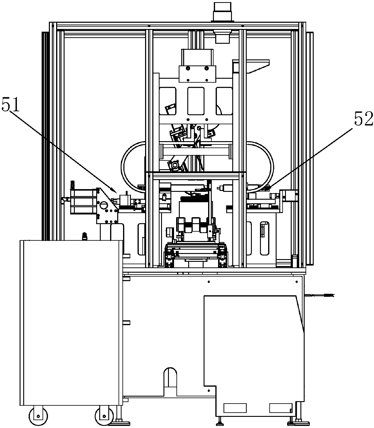 Three-item terminal welding machine