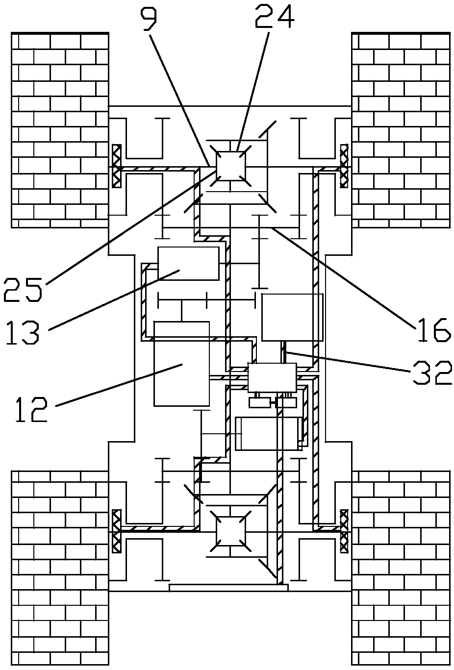 Variable mass weight automatic carrying robot for elevator detection