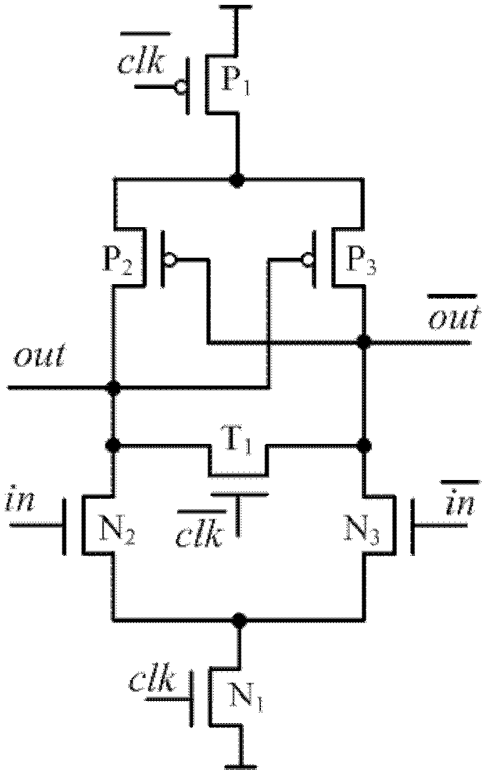 Anti-differential power attack ternary counter based on sense amplification logic