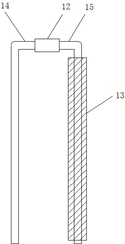 Baffle type flood gate for transformer substation