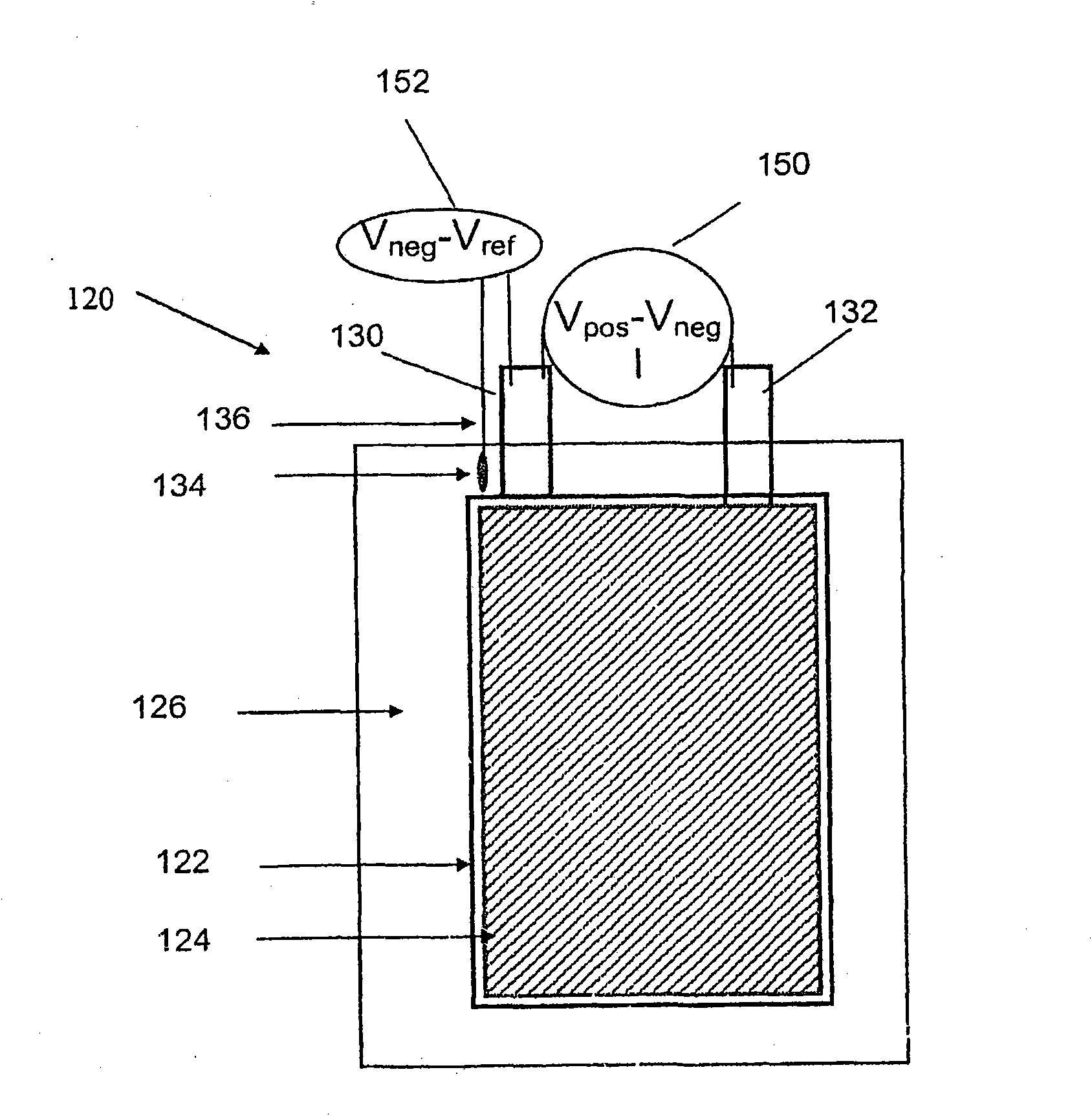 Lithium rechargeable cell with reference electrode for state of health monitoring