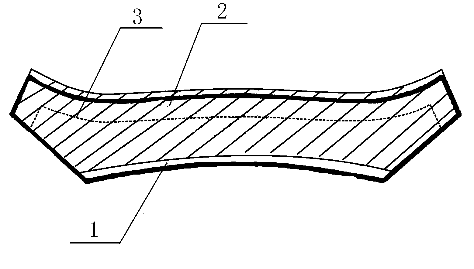 Manufacturing process of business suit collar