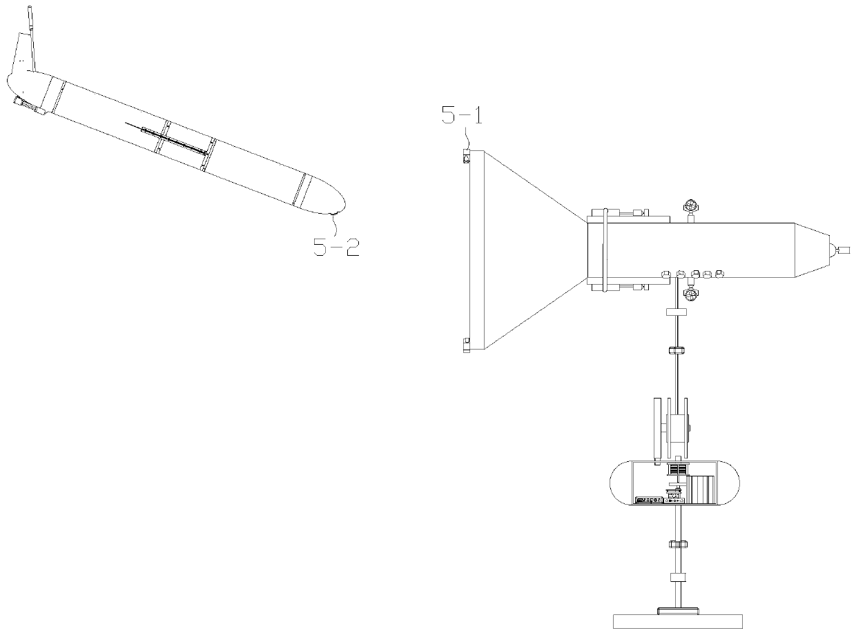 A kind of working method of universal underwater vehicle connection charging system