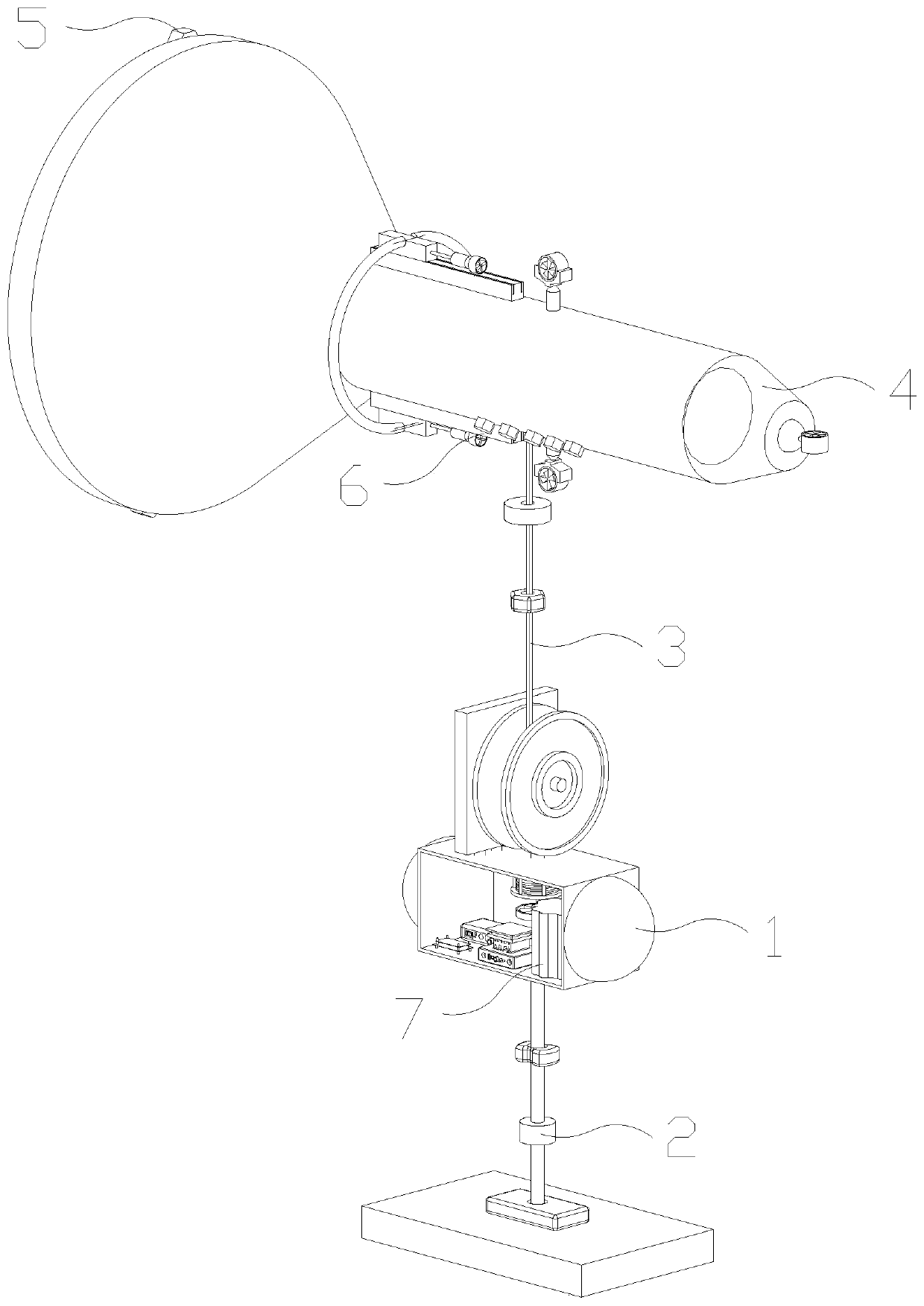 A kind of working method of universal underwater vehicle connection charging system