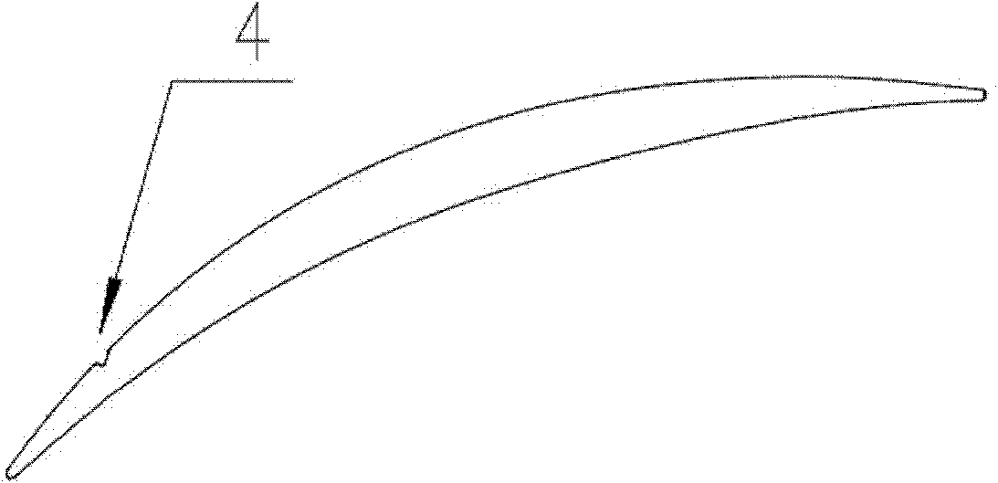 Design method of blade suction surface groove for controlling flow separation