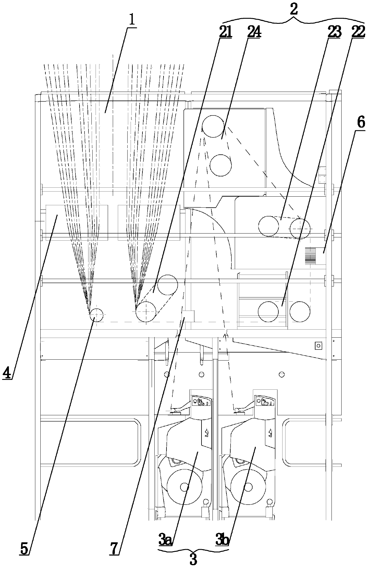 Medium-strength fiber and processing method thereof