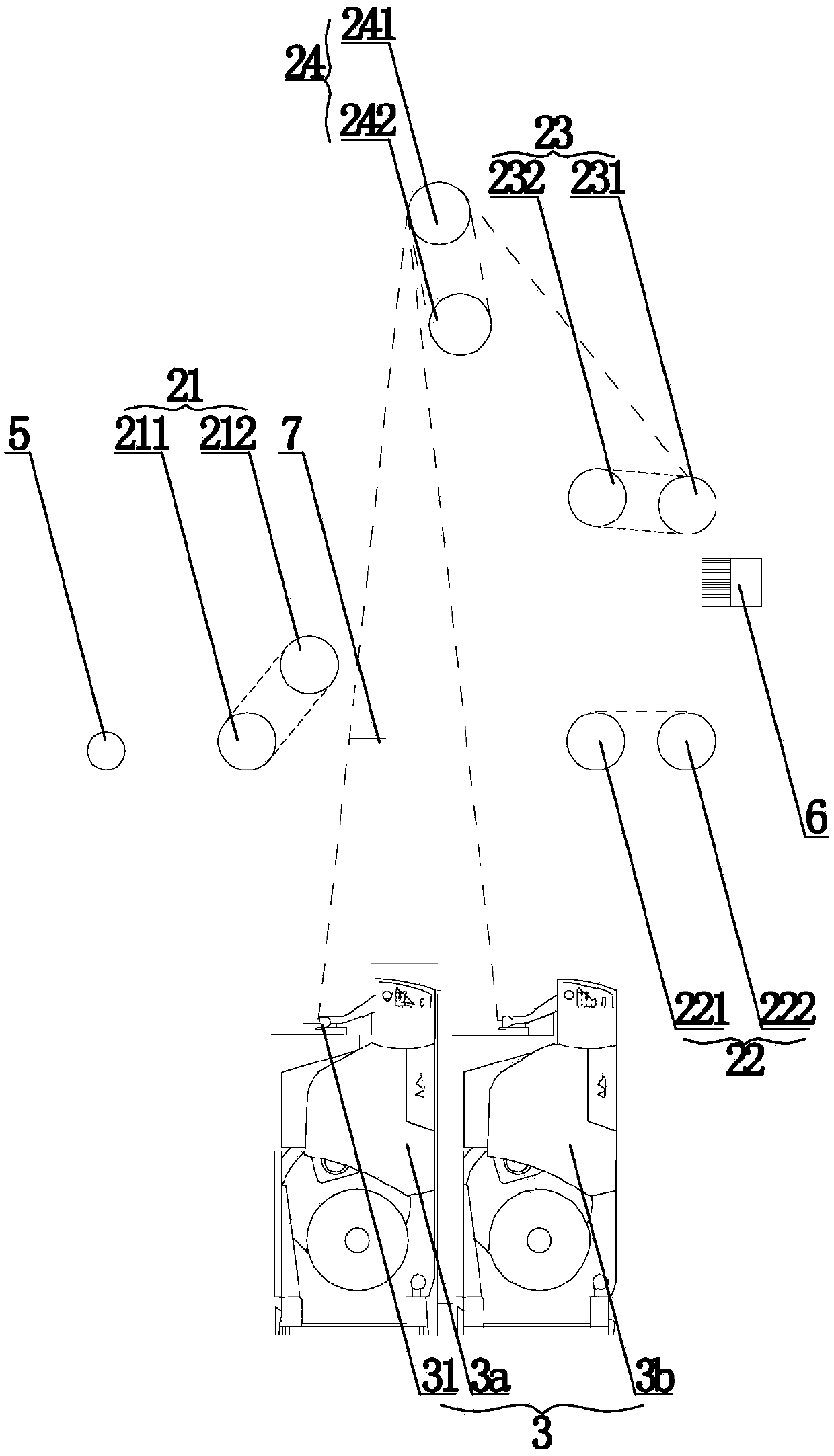 Medium-strength fiber and processing method thereof