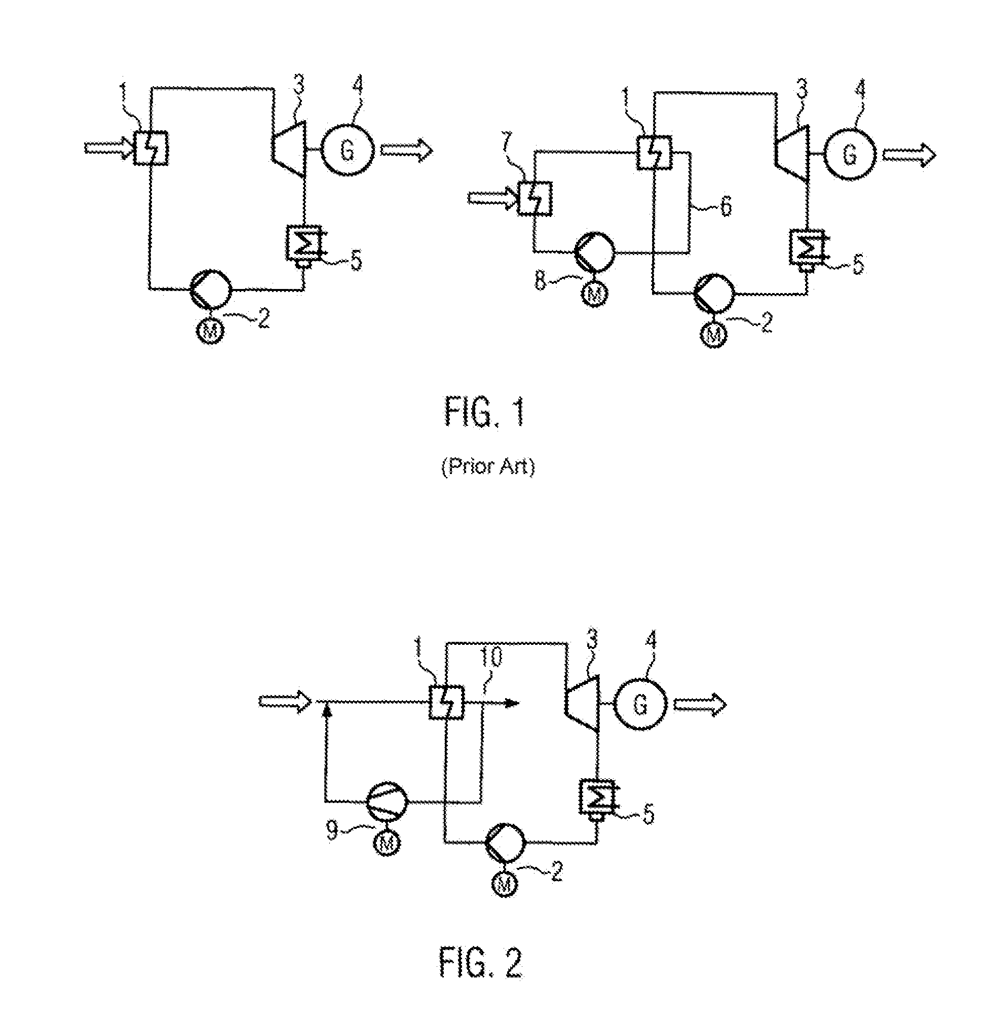 Method and Apparatus For Evaporating Organic Working Media