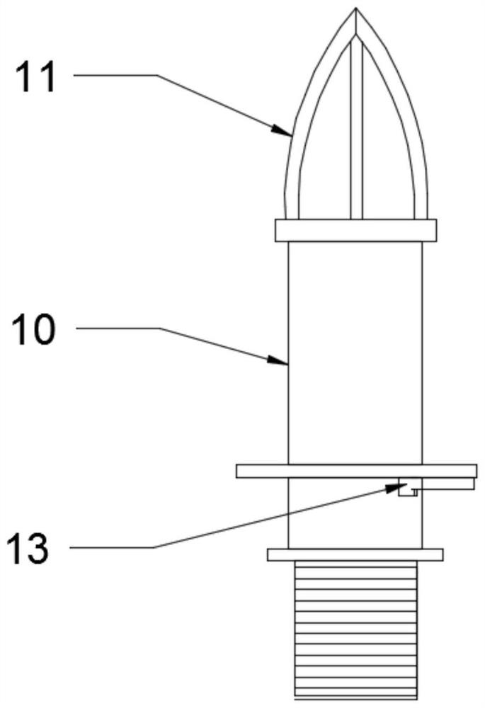 Efficient and environment-friendly large cattle slaughtering device