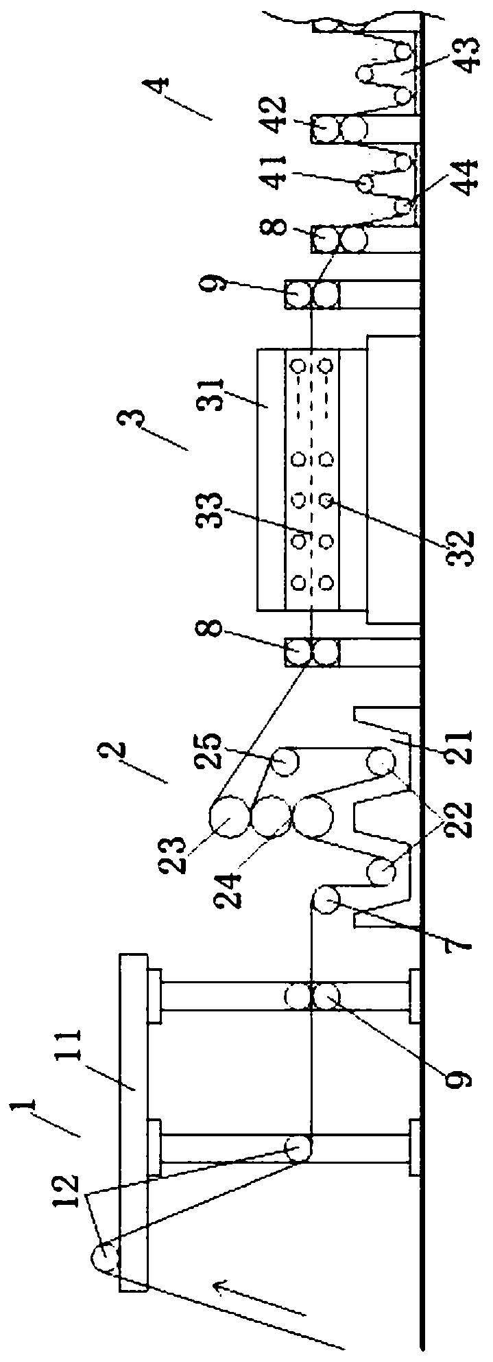 A continuous photocatalytic stripping machine