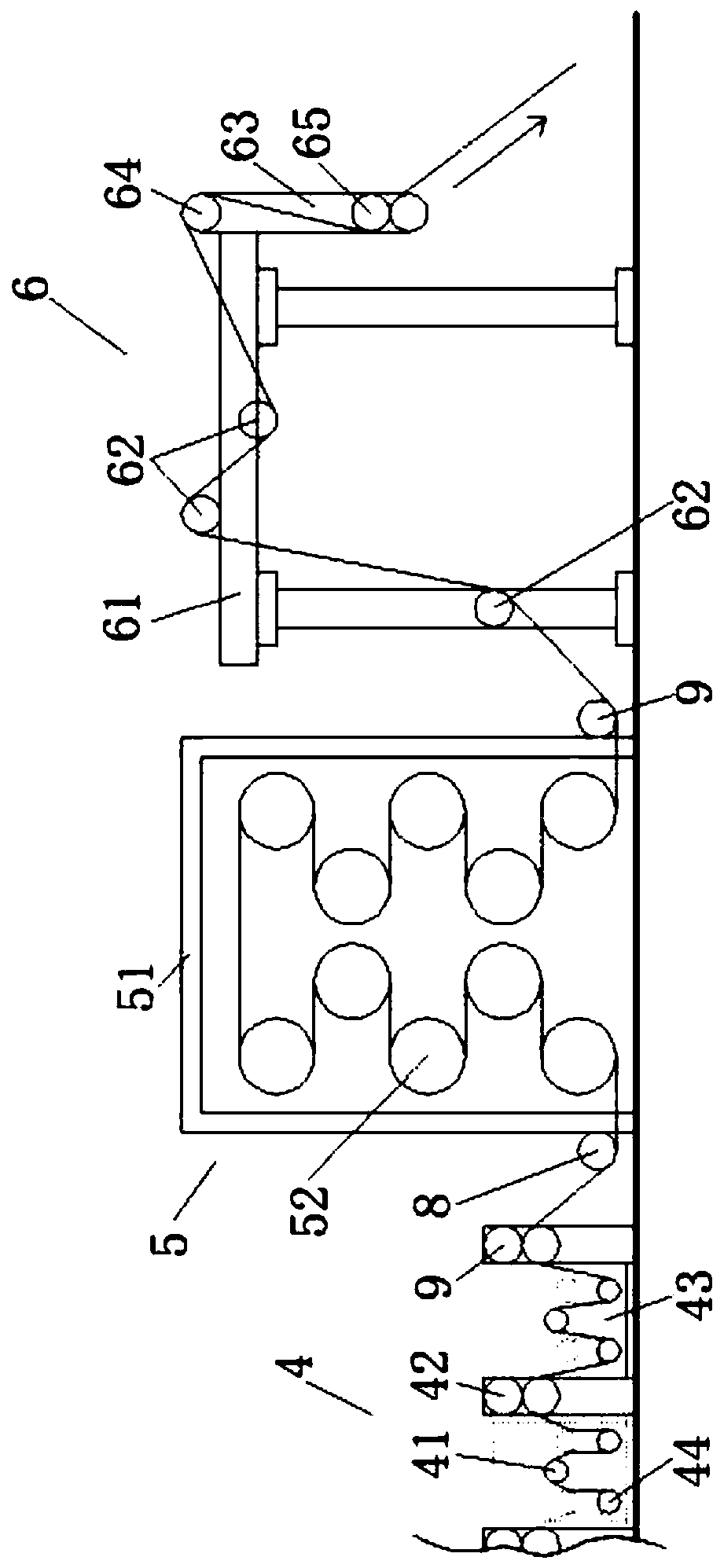 A continuous photocatalytic stripping machine