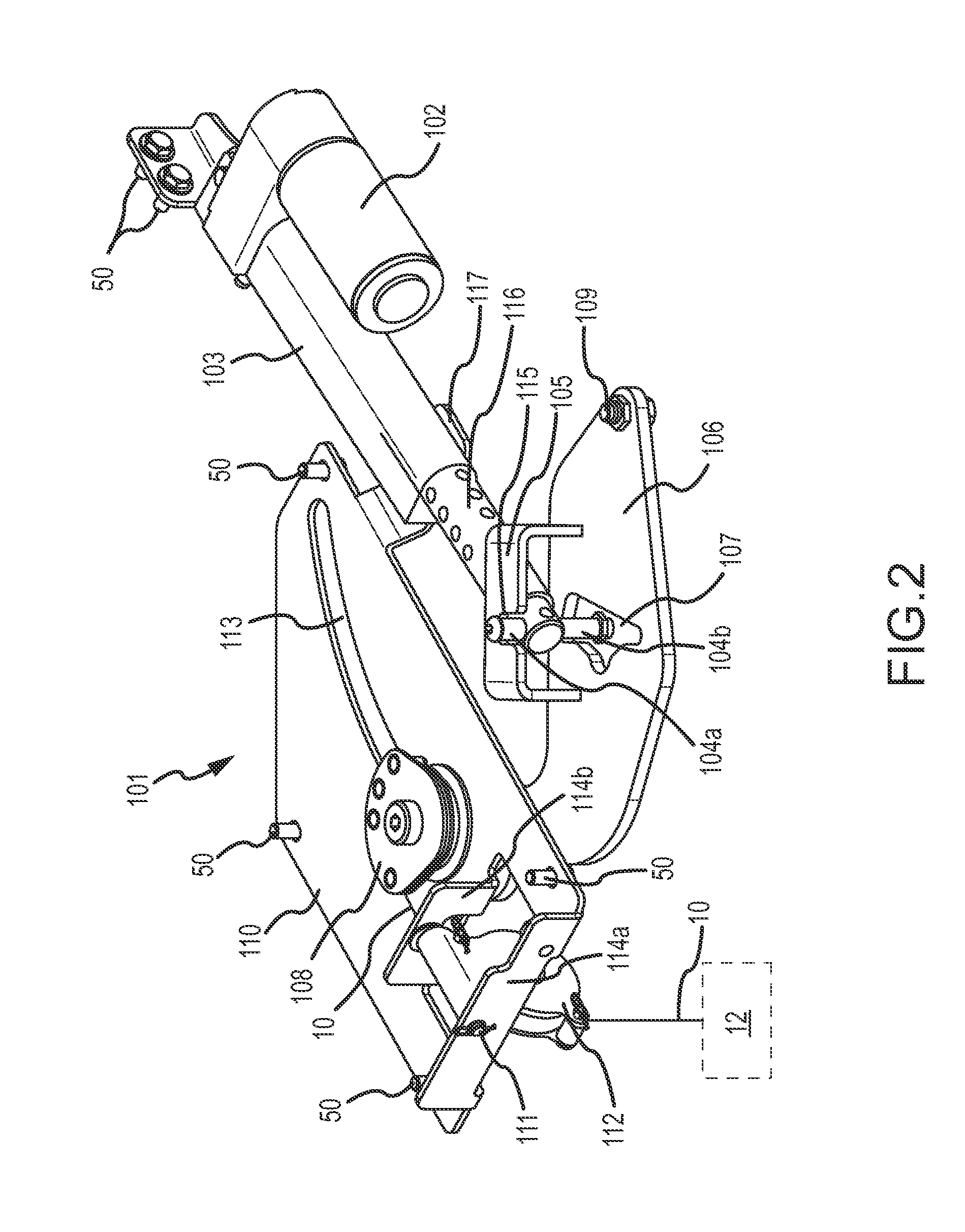 Cable-actuated lift system