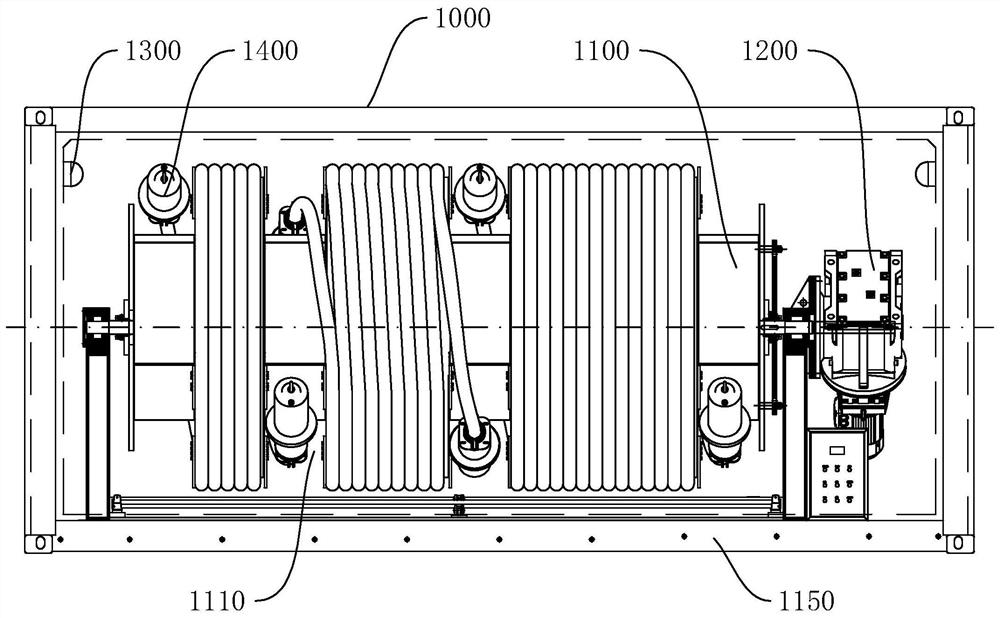 Integrated device and method for first-aid repair of high-voltage cable line