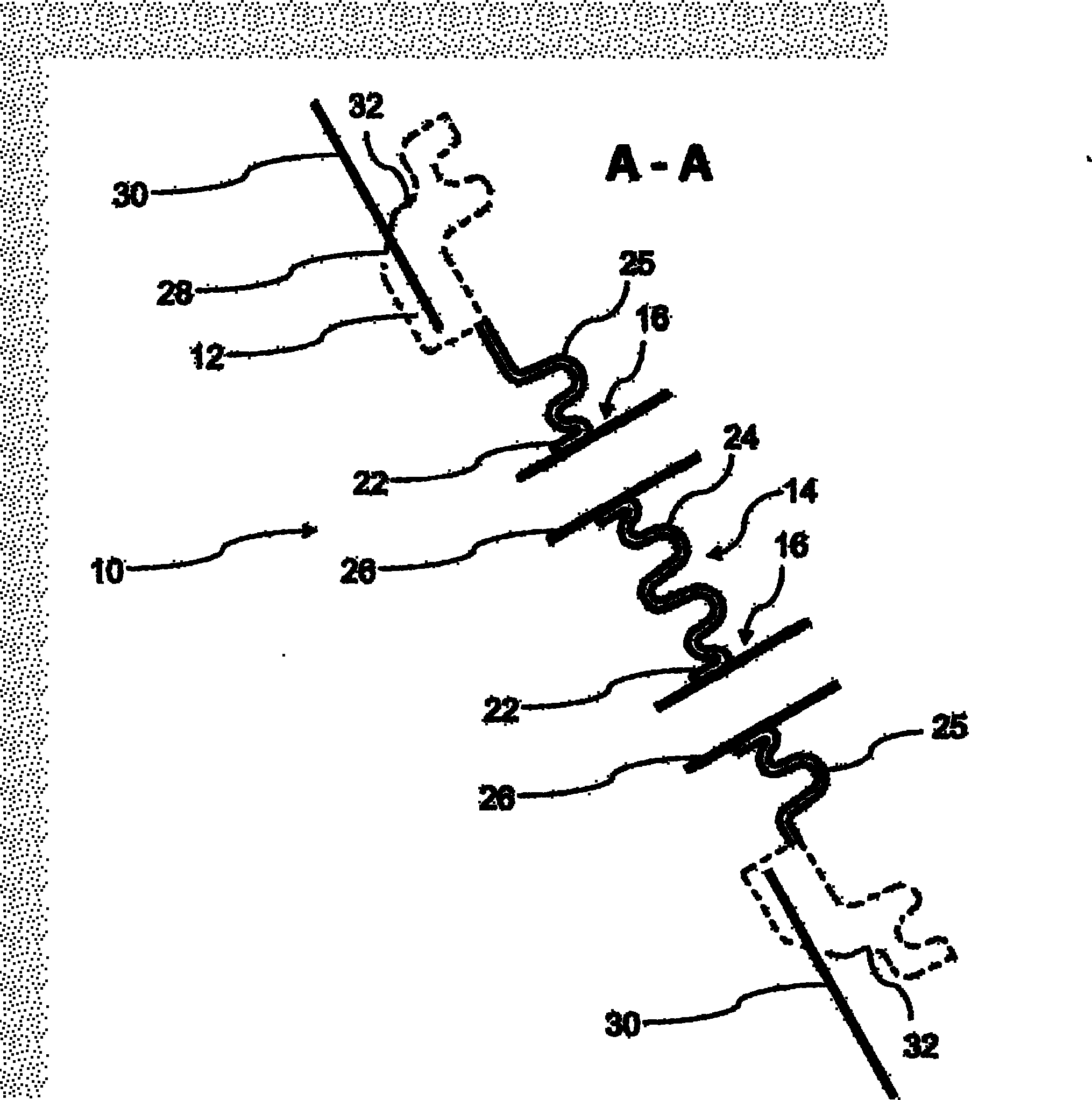 A seal configuration for a motor vehicle front wall