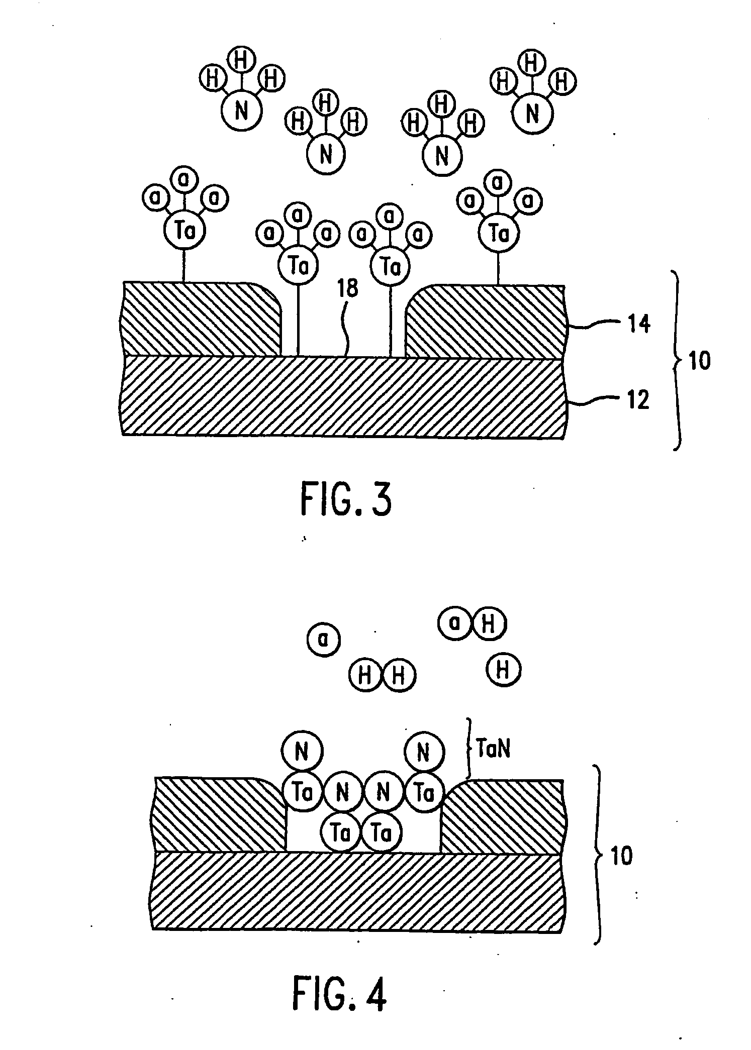 Sequential deposition of tantalum nitride using a tantalum-containing precursor and a nitrogen-containing precursor