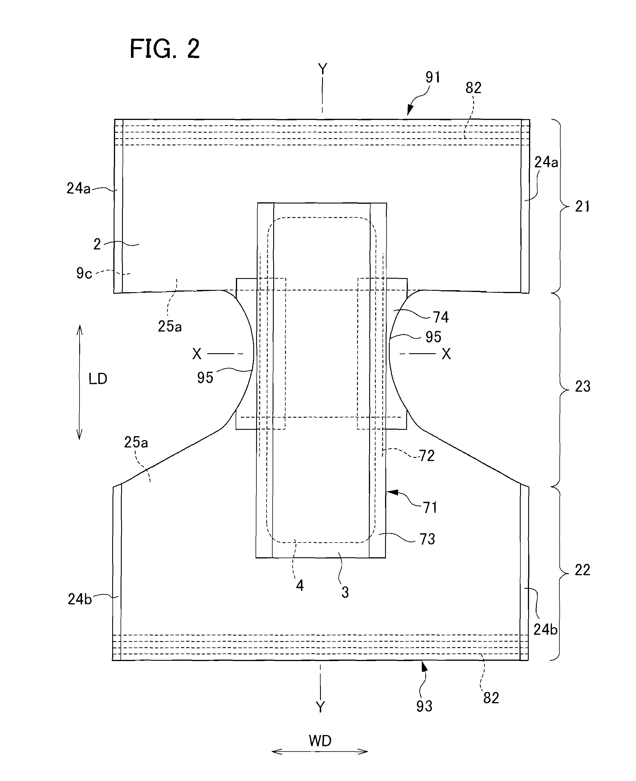 Stretchable non-woven fabric, absorbent article and absorbent article manufacturing method