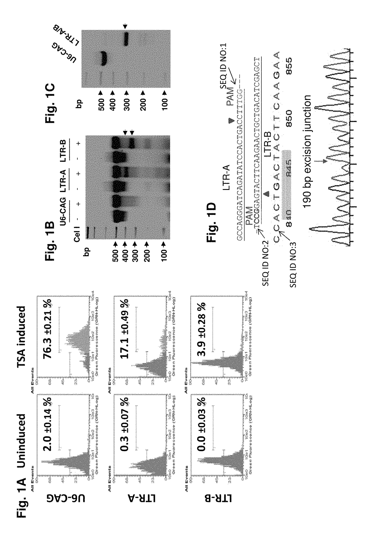 Methods and compositions for RNA-guided treatment of HIV infection