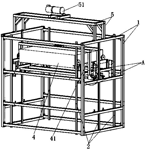 Automatic lifting platform capable of quickly running and locating with high precision, and elevator