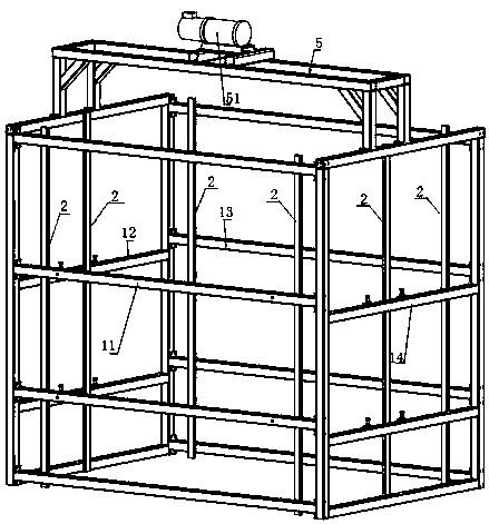 Automatic lifting platform capable of quickly running and locating with high precision, and elevator