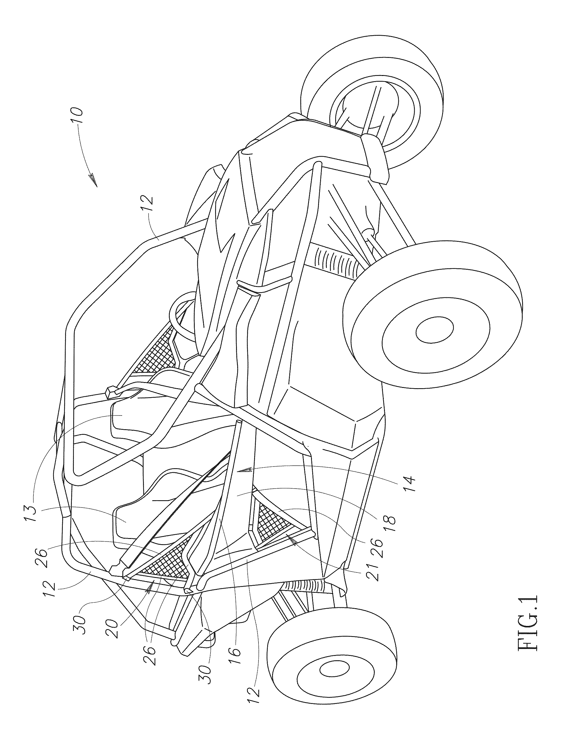 Door for recreational off-highway vehicle