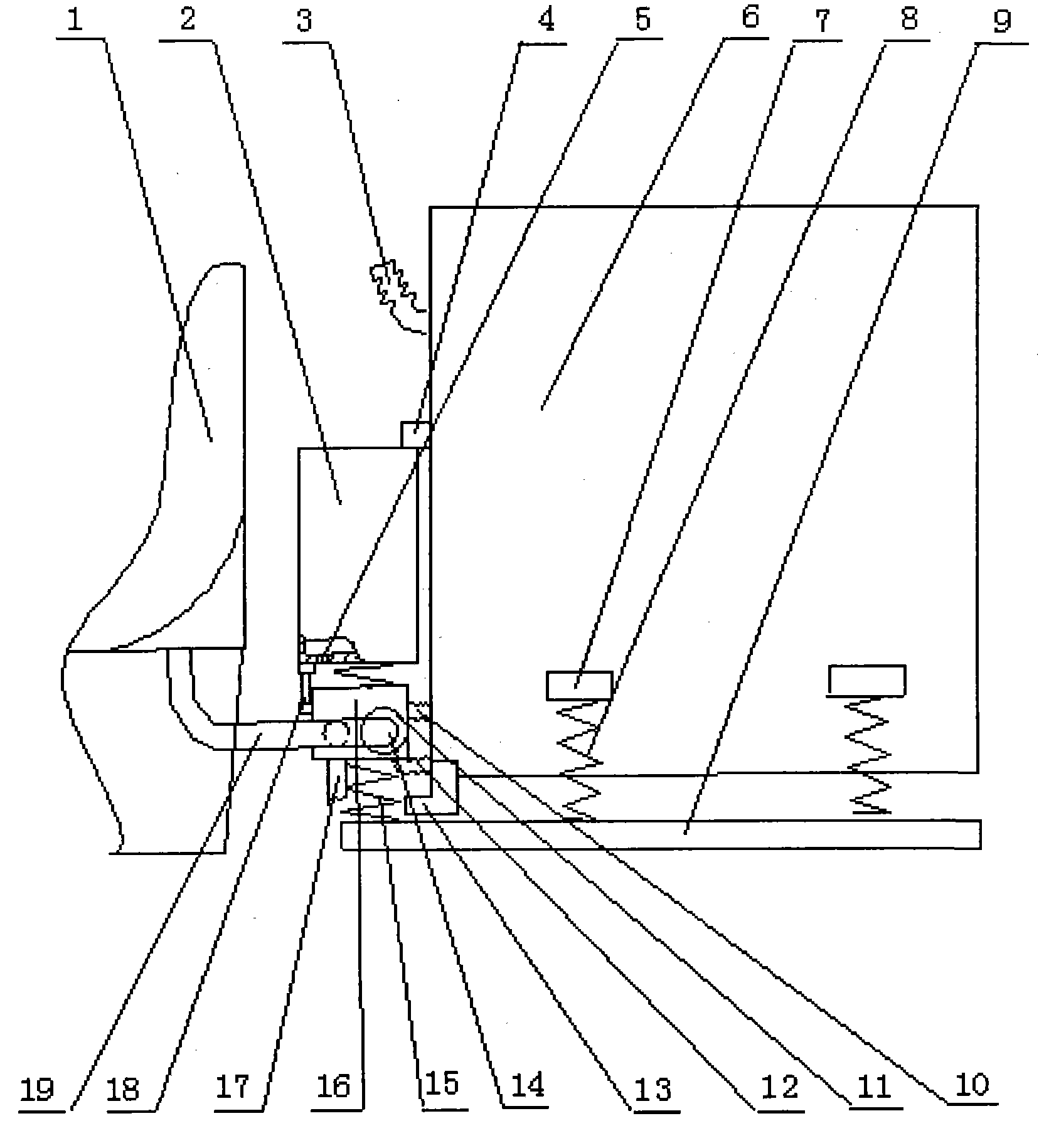 Automatic storing method of household washing machine wastewater