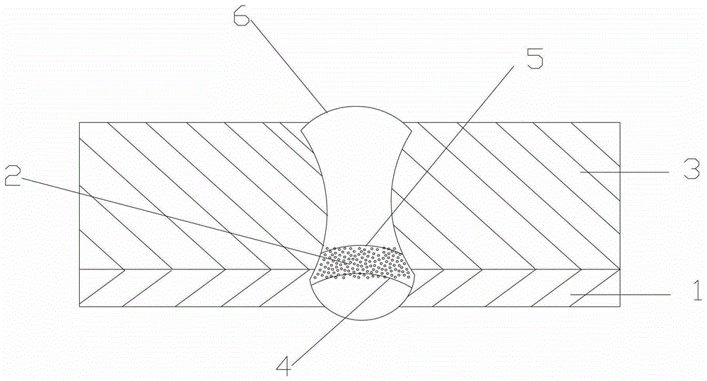 A welding process for producing stainless steel composite pipe